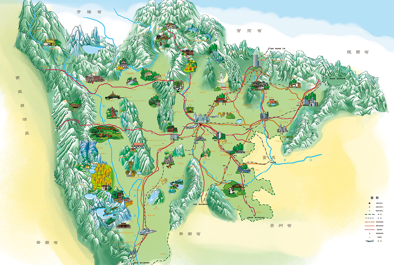 蜀韵新篇，四川文化瑰宝与现代发展的和谐交响